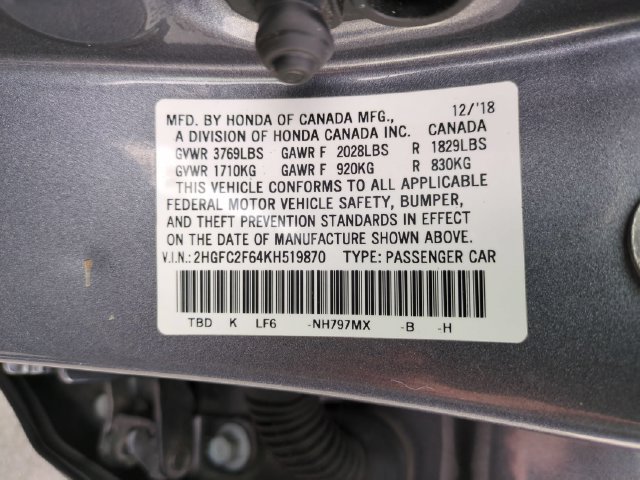 Used 2019 Honda Civic LX image 22