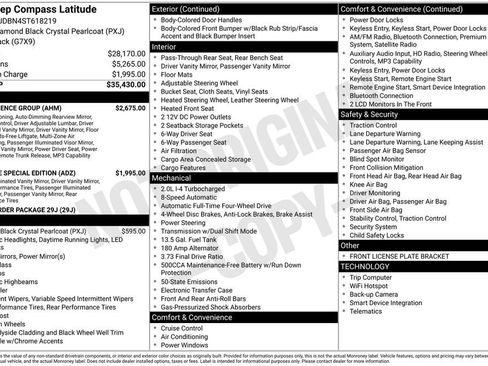 Used 2025 Jeep Compass Latitude w/ Convenience Group AWD/4WD image 2