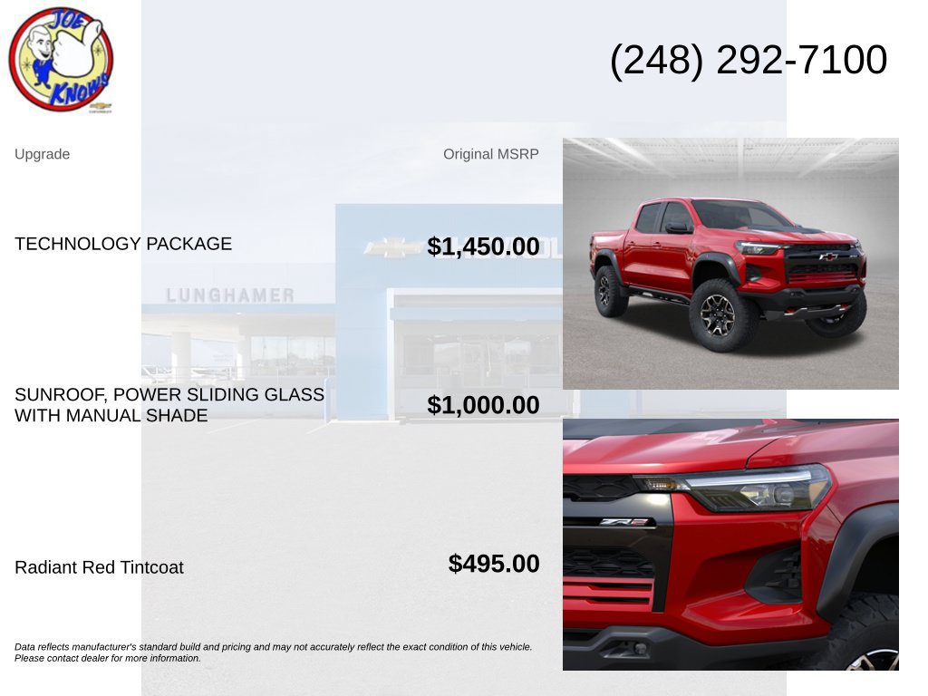 New 2026 Chevrolet Colorado ZR2 w/ Technology Package AWD/4WD image 5