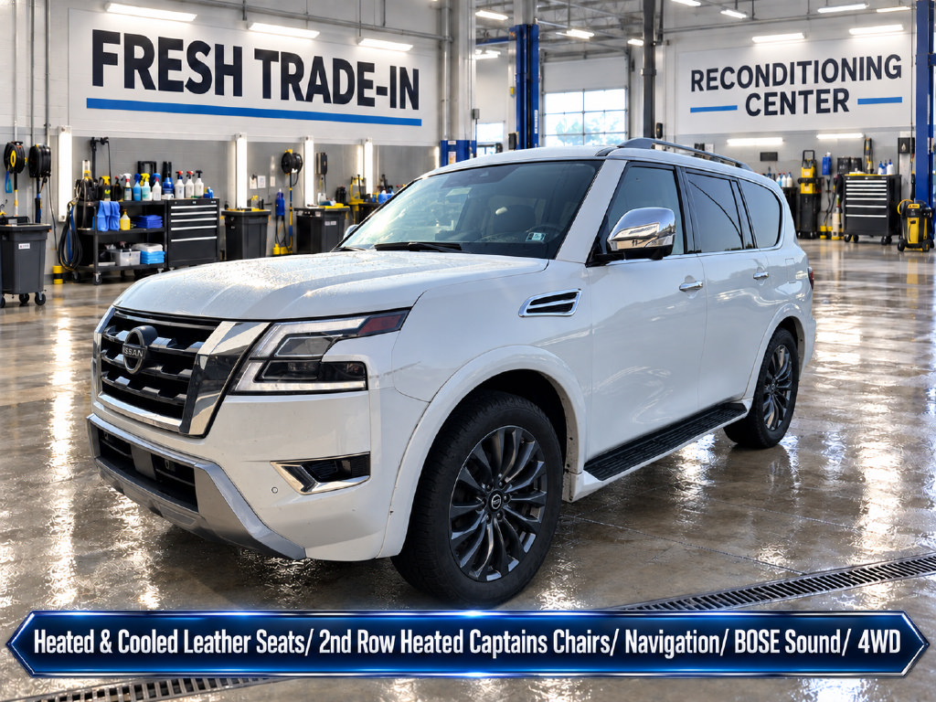 Used 2023 Nissan Armada Platinum w/ Captain's Chairs Package AWD/4WD image 1