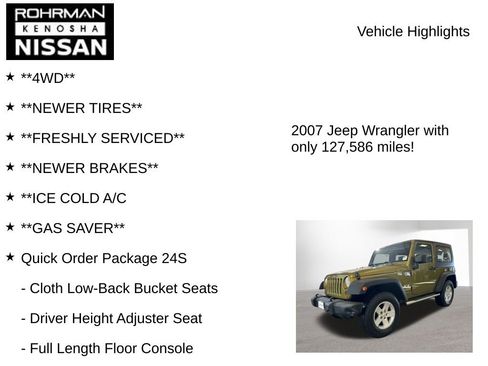 Used 2007 Jeep Wrangler X image 8