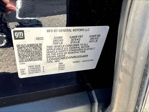 Used 2022 Chevrolet Tahoe LT w/ LT Signature Plus Package image 36