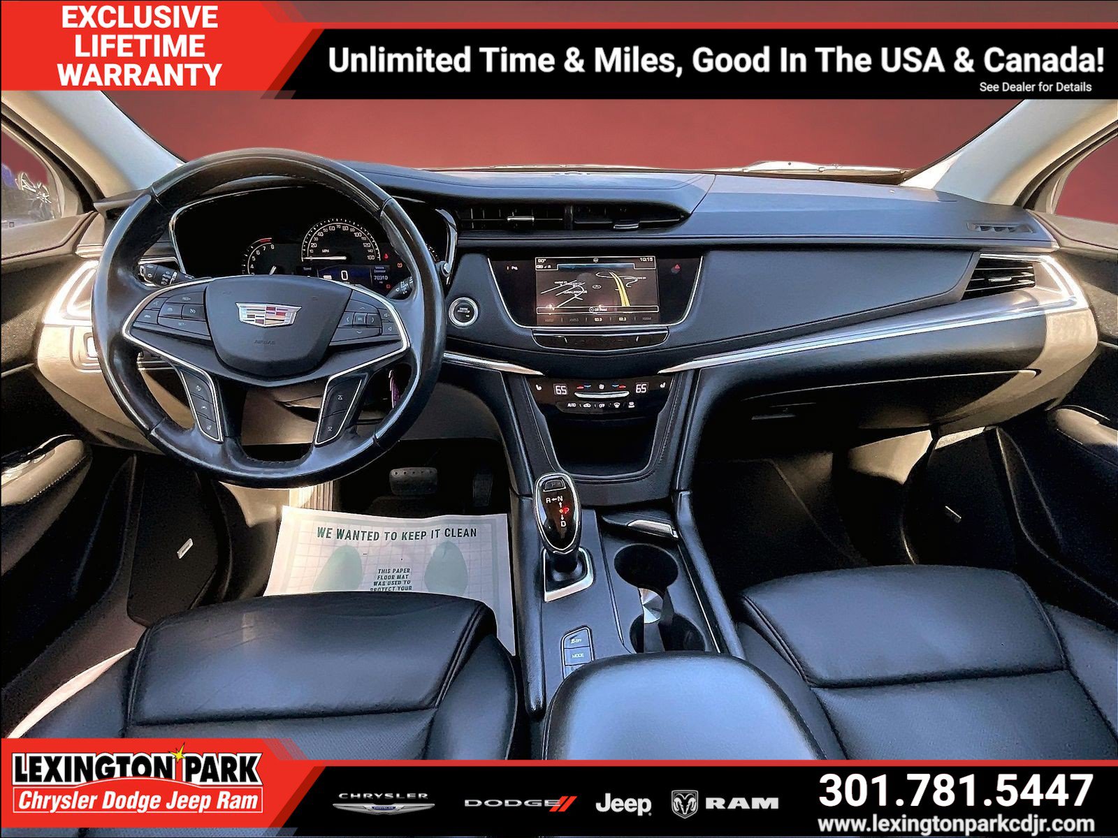 Used 2018 Cadillac XT5 Luxury w/ LPO, Black Ice Package AWD/4WD image 7