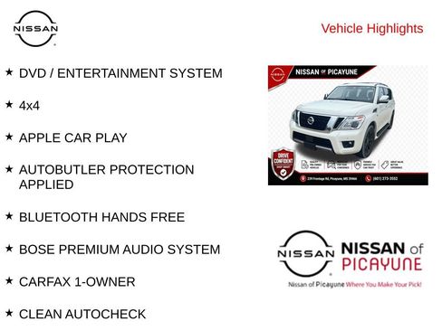 Used 2020 Nissan Armada Platinum w/ Cargo Package AWD/4WD image 11