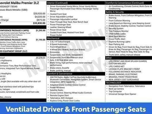 Used 2016 Chevrolet Malibu Premier w/ Driver Confidence Package II FWD image 72