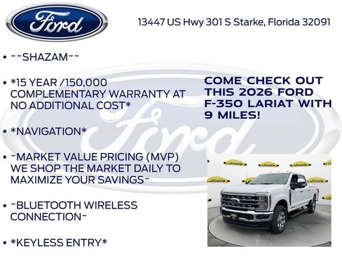 New 2026 Ford F350 Lariat w/ Lariat Ultimate Package image 5