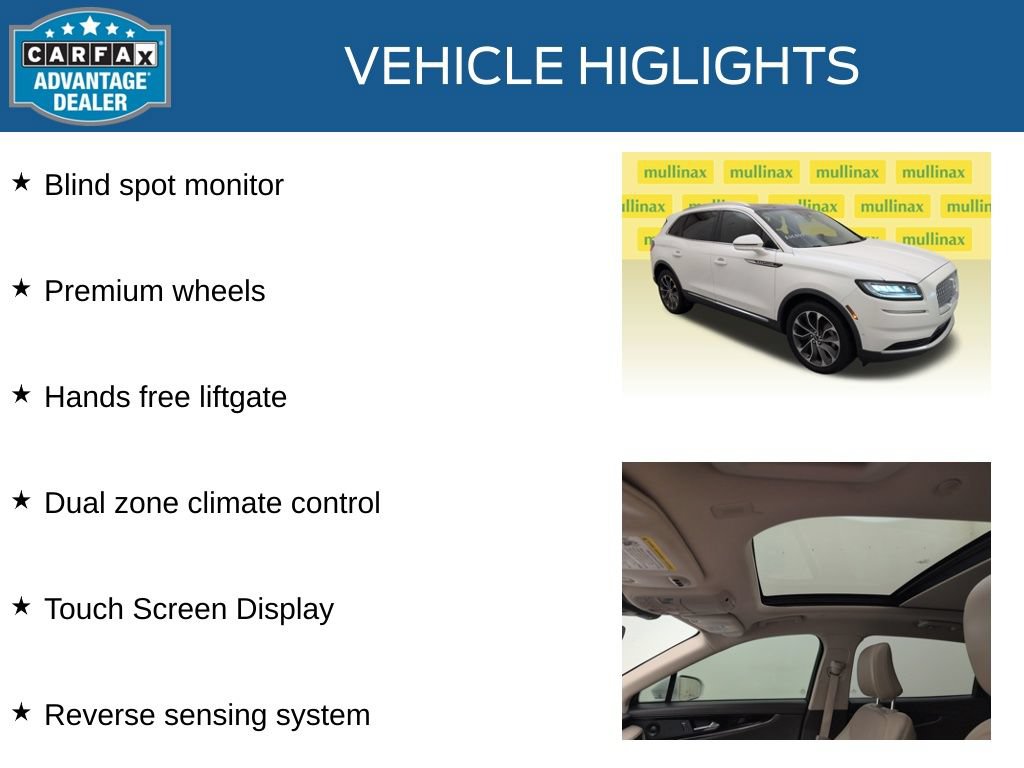 Used 2021 Lincoln Nautilus Reserve w/ Equipment Group 201A AWD/4WD image 21