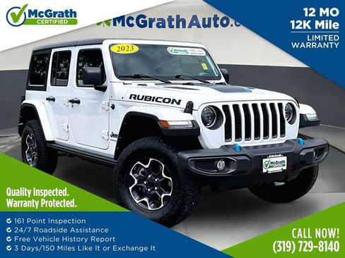 Used 2023 Jeep Wrangler Unlimited Rubicon 4xe w/ Cold Weather Group AWD/4WD image 1