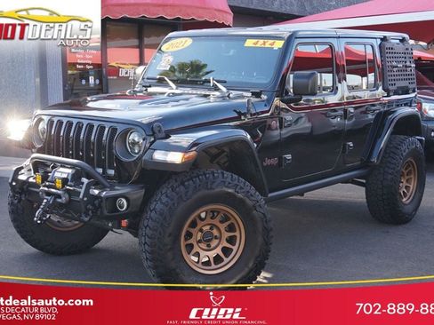 Used 2021 Jeep Wrangler Unlimited Rubicon AWD/4WD image 1