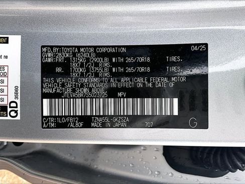 Used 2025 Toyota 4Runner TRD Off-Road AWD/4WD image 19