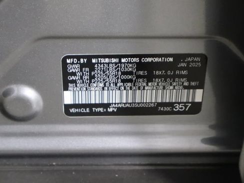 Used 2025 Mitsubishi Outlander Sport ES AWD/4WD image 30