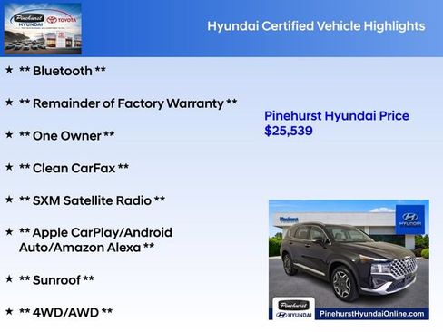 Certified 2023 Hyundai Santa Fe Limited AWD/4WD image 19