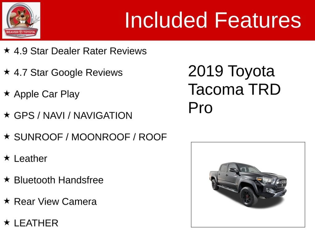 Used 2019 Toyota Tacoma TRD Pro AWD/4WD image 4