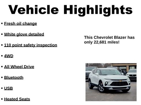 Used 2023 Chevrolet Blazer LT w/ Driver Confidence Package image 42