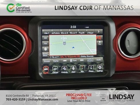 Certified 2020 Jeep Wrangler Unlimited Rubicon AWD/4WD image 23