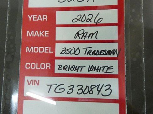 New 2026 RAM 3500 Tradesman AWD/4WD image 29