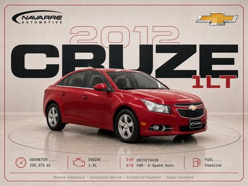 Used 2012 Chevrolet Cruze LT w/ RS Package FWD image 1