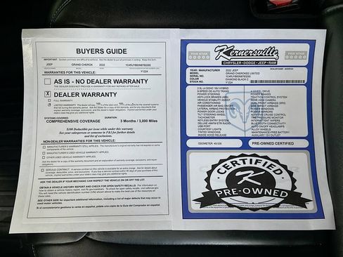 Used 2022 Jeep Grand Cherokee Limited 4xe AWD/4WD image 37