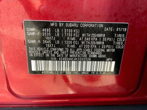Used 2019 Subaru Outback 2.5i Limited AWD/4WD image 34