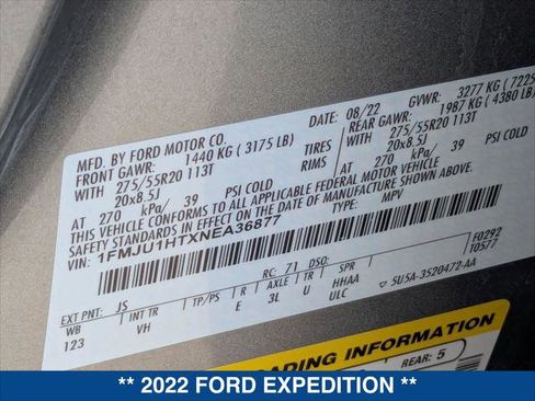 Used 2022 Ford Expedition XLT RWD image 24
