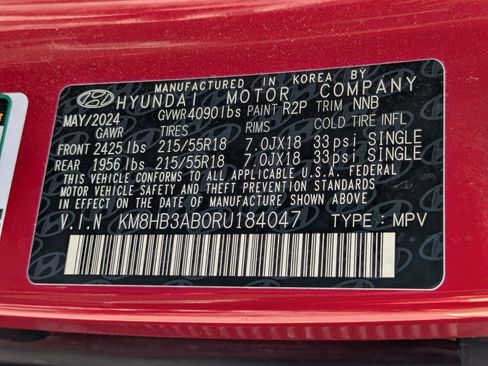 Certified 2024 Hyundai Kona SEL FWD image 48