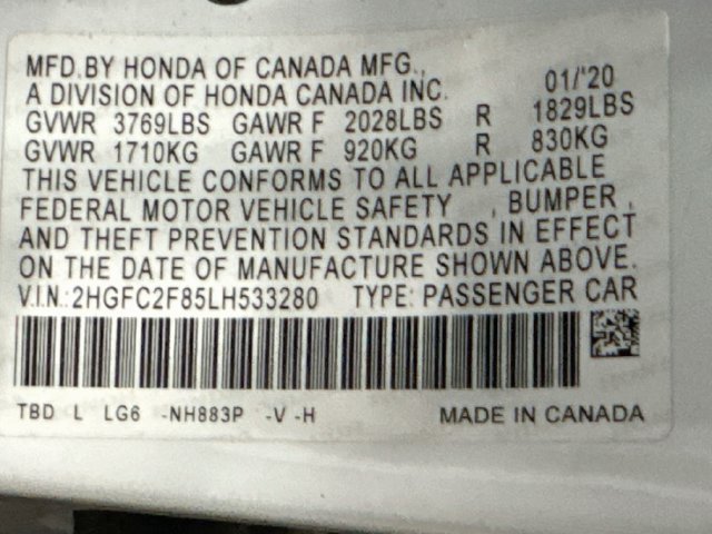 Used 2020 Honda Civic Sport image 30