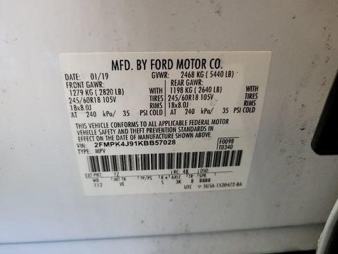 Used 2019 Ford Edge SEL w/ Equipment Group 201A AWD/4WD image 33