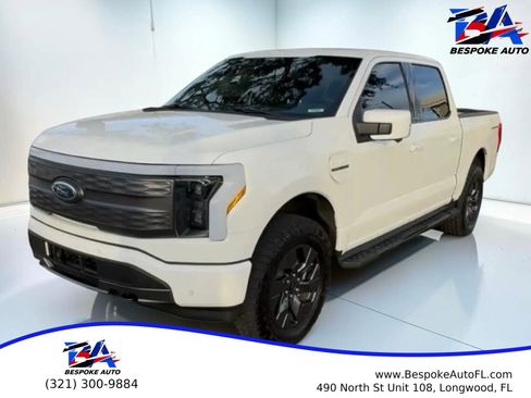 Used 2022 Ford F150 Lightning Lariat w/ Tow Technology Package AWD/4WD image 1
