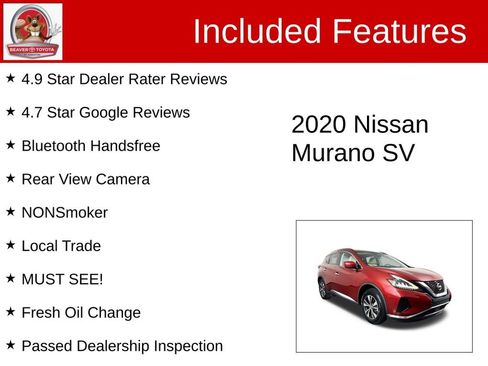 Used 2020 Nissan Murano SV image 4