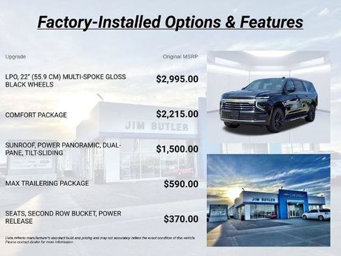New 2026 Chevrolet Suburban LT w/ Comfort Package AWD/4WD image 7