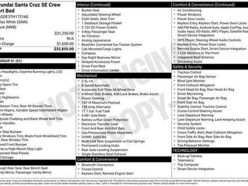 New 2026 Hyundai Santa Cruz SE AWD/4WD image 4