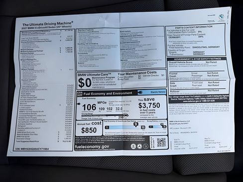 New 2027 BMW i5 eDrive40 w/ M Sport Package RWD image 28