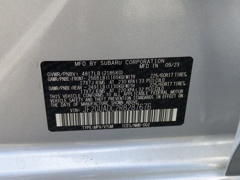 Used 2024 Subaru Crosstrek 2.0i Premium AWD/4WD image 33