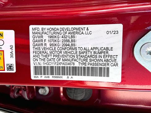 Used 2023 Honda Accord LX image 33