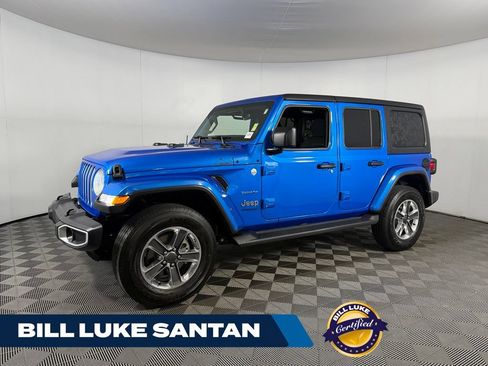 Used 2022 Jeep Wrangler Unlimited Sahara AWD/4WD image 1