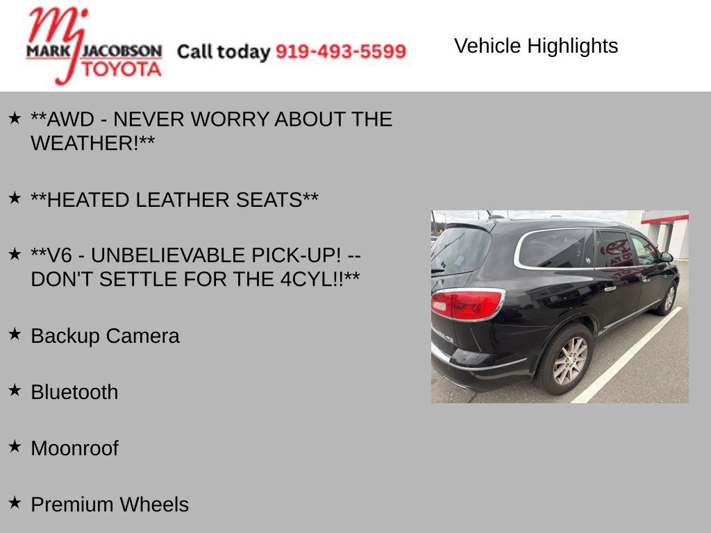 Used 2016 Buick Enclave Leather AWD/4WD image 5