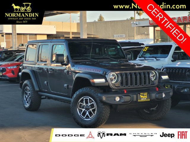 Certified 2025 Jeep Wrangler Unlimited Rubicon w/ Convenience Group AWD/4WD image 1