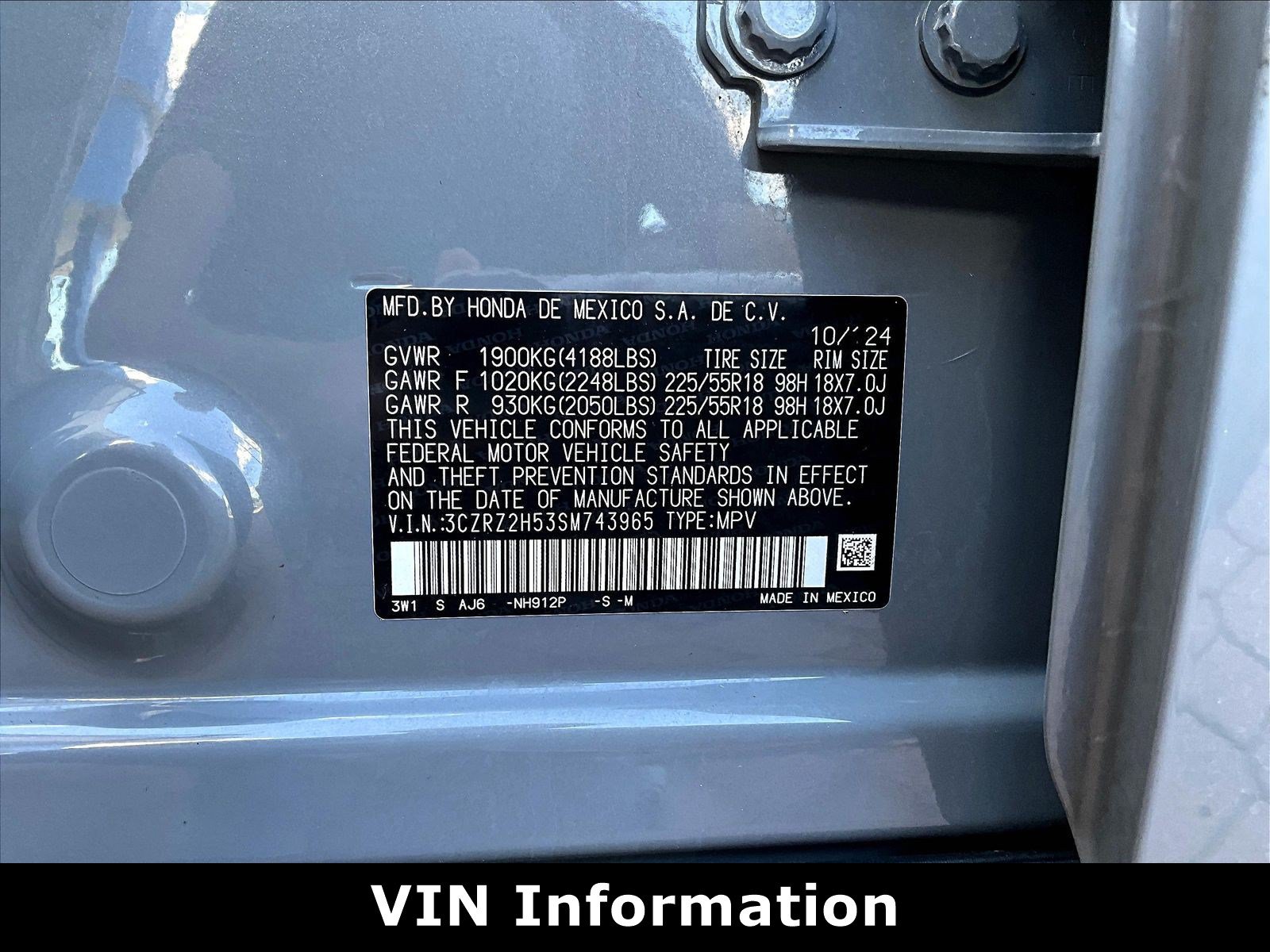 Used 2025 Honda HR-V Sport image 18