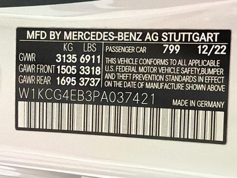Certified 2023 Mercedes-Benz EQS 580 4MATIC Sedan image 25