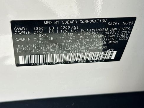 Used 2025 Subaru Outback Limited AWD/4WD image 29