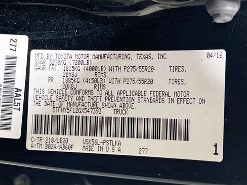 Used 2016 Toyota Tundra Limited image 33