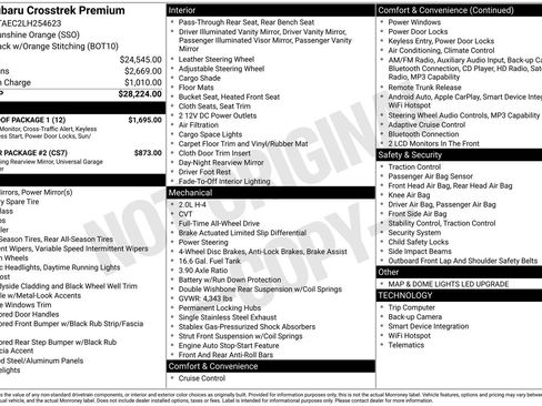 Used 2020 Subaru Crosstrek 2.0i Premium w/ Moonroof Package 1 image 7