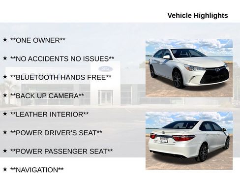 Used 2017 Toyota Camry XSE FWD image 6