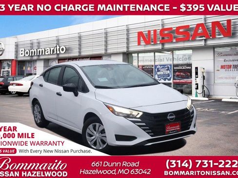 New 2025 Nissan Versa S w/ Trunk Package image 1