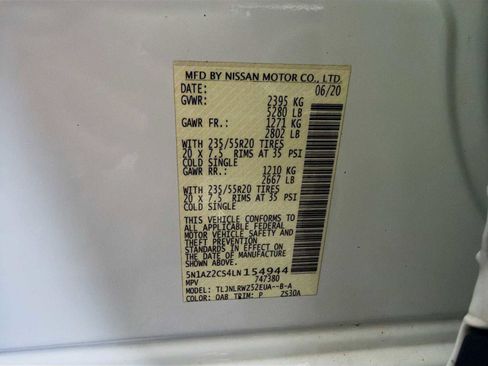 Used 2020 Nissan Murano SL w/ Moonroof Package image 31