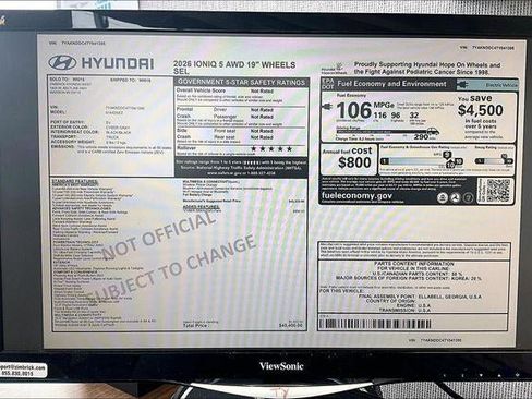 New 2026 Hyundai Ioniq 5 SEL image 37