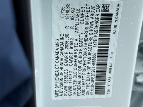 New 2026 Honda Civic LX image 21