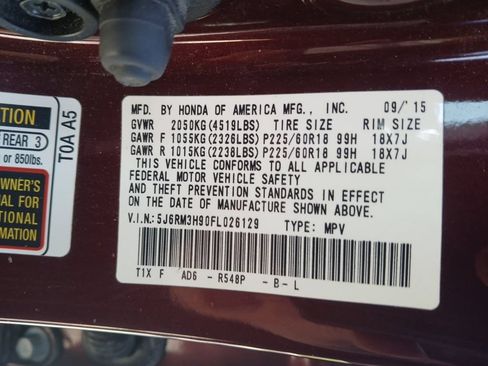 Used 2015 Honda CR-V Touring image 38