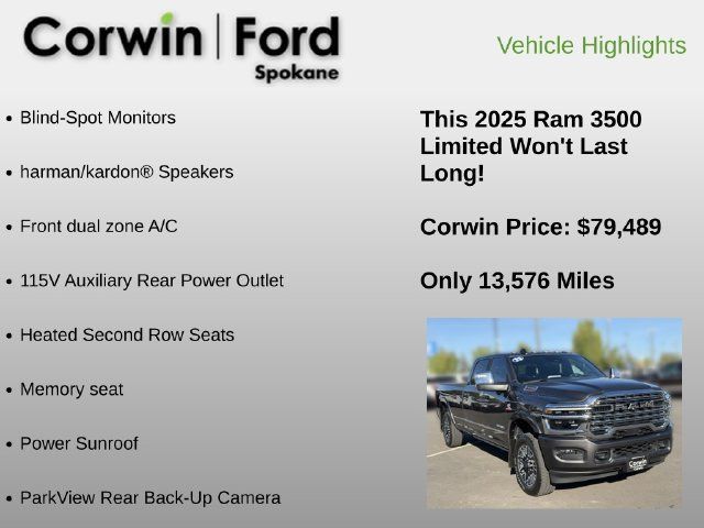 Used 2025 RAM 3500 Limited AWD/4WD image 6
