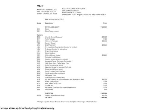 Certified 2025 Mercedes-Benz S 580 4MATIC Sedan image 2